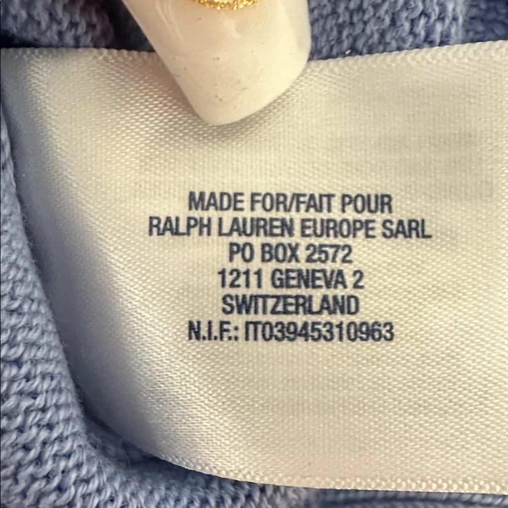 Polo by Ralph Lauren Light Blue Kids Sweater